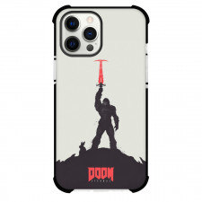 Doom Eternal Phone Case For iPhone Samsung Galaxy Pixel OnePlus Vivo Xiaomi Asus Sony Motorola Nokia - Doom Eternal Silhouette Art