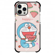 Doraemon Phone Case For iPhone Samsung Galaxy Pixel OnePlus Vivo Xiaomi Asus Sony Motorola Nokia - Doraemon Happy Eating Watermelon
