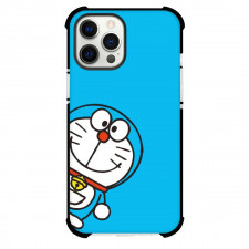 Doraemon Phone Case For iPhone Samsung Galaxy Pixel OnePlus Vivo Xiaomi Asus Sony Motorola Nokia - Doraemon Side Portrait Blue Background