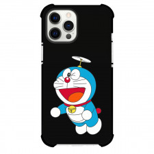 Doraemon Phone Case For iPhone Samsung Galaxy Pixel OnePlus Vivo Xiaomi Asus Sony Motorola Nokia - Doraemon Side Portrait Flying Black Background