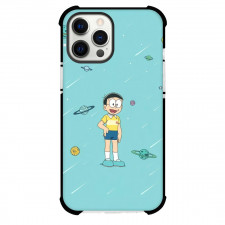 Doraemon Nobita Phone Case For iPhone Samsung Galaxy Pixel OnePlus Vivo Xiaomi Asus Sony Motorola Nokia - Nobita Portrait Galaxy Background