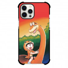 Doraemon Nobita Phone Case For iPhone Samsung Galaxy Pixel OnePlus Vivo Xiaomi Asus Sony Motorola Nokia - Nobita Riding Dinosaur Illustration