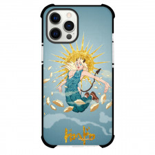 Dorohedoro Nikaido Phone Case For iPhone Samsung Galaxy Pixel OnePlus Vivo Xiaomi Asus Sony Motorola Nokia - Nikaido Flying with Sky and Sun Background