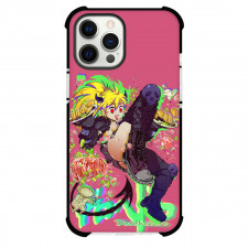 Dorohedoro Nikaido Phone Case For iPhone Samsung Galaxy Pixel OnePlus Vivo Xiaomi Asus Sony Motorola Nokia - Nikaido is Owner of a Restaurant Pink Background