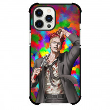 Dorohedoro Shin Phone Case For iPhone Samsung Galaxy Pixel OnePlus Vivo Xiaomi Asus Sony Motorola Nokia - Shin Hammer on Chest with Multi Colors Background