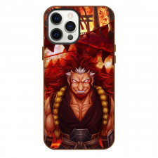 Daemons of the Shadow Realm Right Phone Case For iPhone Samsung Galaxy Pixel OnePlus Vivo Xiaomi Asus Sony Motorola Nokia - Right Fierce Portrait In Fire Background