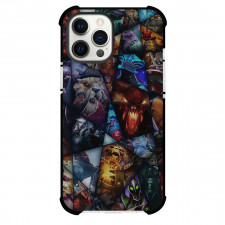 Dota 2 Collage Phone Case For iPhone Samsung Galaxy Pixel OnePlus Vivo Xiaomi Asus Sony Motorola Nokia - Multi Character Collage