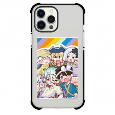 Dr. Stone Phone Case For iPhone Samsung Galaxy Pixel OnePlus Vivo Xiaomi Asus Sony Motorola Nokia - Dr. Stone 5 Wise Generals Cartoon Art Sticker