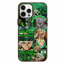 Dr. Stone Phone Case For iPhone Samsung Galaxy Pixel OnePlus Vivo Xiaomi Asus Sony Motorola Nokia - Dr. Stone Collage Green Neon Effect Poster