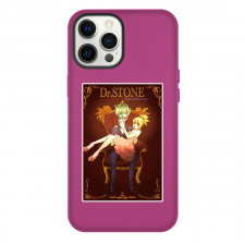 Dr. Stone Phone Case For iPhone Samsung Galaxy Pixel OnePlus Vivo Xiaomi Asus Sony Motorola Nokia - Dr. Stone Senku And Kohaku Anime Art Sticker
