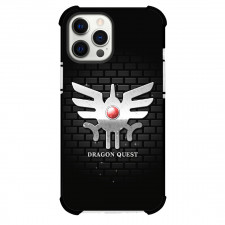 Dragon Quest Case For iPhone Samsung Galaxy Pixel OnePlus Vivo Xiaomi Asus Sony Motorola Nokia - Dragon Quest Logo Black Bricks Background