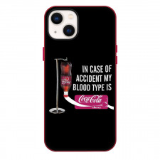Cherry Coke Phone Case For iPhone Samsung Galaxy Pixel OnePlus Vivo Xiaomi Asus Sony Motorola Nokia - Cherry Coke In Case Of Accident My Blood Type Is Meme Poster