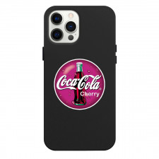 Cherry Coke Phone Case For iPhone Samsung Galaxy Pixel OnePlus Vivo Xiaomi Asus Sony Motorola Nokia - Cherry Coke Round Logo Sticker