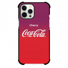 Cherry Coke Phone Case For iPhone Samsung Galaxy Pixel OnePlus Vivo Xiaomi Asus Sony Motorola Nokia - Cherry Coke Text On Red Background