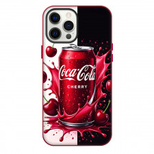 Cherry Coke Phone Case For iPhone Samsung Galaxy Pixel OnePlus Vivo Xiaomi Asus Sony Motorola Nokia - Cherry Coke Ultra Realistic Digital Poster
