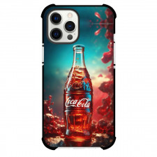 Coca-Cola For iPhone Samsung Galaxy Pixel OnePlus Vivo Xiaomi Asus Sony Motorola Nokia - Coca-Cola Bottle Blue Background