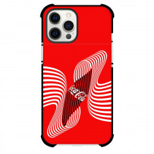 Coca-Cola For iPhone Samsung Galaxy Pixel OnePlus Vivo Xiaomi Asus Sony Motorola Nokia - Coca-Cola Bottle Stripes Red Background