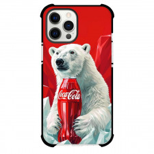 Coca-Cola For iPhone Samsung Galaxy Pixel OnePlus Vivo Xiaomi Asus Sony Motorola Nokia - Coca-Cola Polar Bear Holding Can Illustration