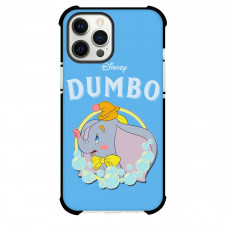 Dumbo Phone Case For iPhone Samsung Galaxy Pixel OnePlus Vivo Xiaomi Asus Sony Motorola Nokia - Dumbo Bubble with Blue Background Portrait Art