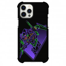 Neon Genesis Evangelion Phone Case For iPhone Samsung Galaxy Pixel OnePlus Vivo Xiaomi Asus Sony Motorola Nokia - Neon Genesis Evangelion Neon Art Line On Black Background
