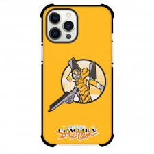 Neon Genesis Evangelion Unit 00 Phone Case For iPhone Samsung Galaxy Pixel OnePlus Vivo Xiaomi Asus Sony Motorola Nokia - Evangelion Unit 00 Cartoon Art On Yellow Background