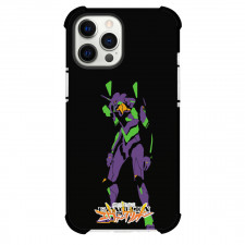 Neon Genesis Evangelion Unit 01 Phone Case For iPhone Samsung Galaxy Pixel OnePlus Vivo Xiaomi Asus Sony Motorola Nokia - Evangelion Unit 01 Minimalist On Black Background
