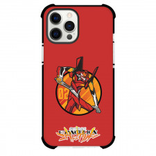 Neon Genesis Evangelion Unit 02 Phone Case For iPhone Samsung Galaxy Pixel OnePlus Vivo Xiaomi Asus Sony Motorola Nokia - Evangelion Unit 02 Attack Mode On Red Background
