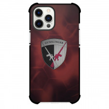 86 Eighty Six Phone Case For iPhone Samsung Galaxy Pixel OnePlus Vivo Xiaomi Asus Sony Motorola Nokia - 86 Eighty Six Gunslinger Logo On Dark Red Background