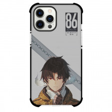 86 Eighty Six Shinei Nouzen Phone Case For iPhone Samsung Galaxy Pixel OnePlus Vivo Xiaomi Asus Sony Motorola Nokia - Shinei Nouzen Portrait Anime Art On Gray Background