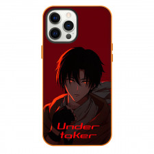 86 Eighty Six Shinei Nouzen Phone Case For iPhone Samsung Galaxy Pixel OnePlus Vivo Xiaomi Asus Sony Motorola Nokia - Shinei Nouzen Under Taker Portrait Anime Art On Red Background