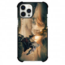Elder Ring Shadow Of The Erdtree Phone Case For iPhone and Samsung Galaxy Devices - Player Going To Erdtree Illustration