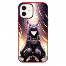 The Eminence In Shadow Delta Phone Case For iPhone Samsung Galaxy Pixel OnePlus Vivo Xiaomi Asus Sony Motorola Nokia - Delta With Long Hair Sitting On Ground Animie Art Poster