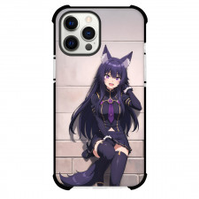 The Eminence In Shadow Delta Phone Case For iPhone Samsung Galaxy Pixel OnePlus Vivo Xiaomi Asus Sony Motorola Nokia - Delta Sitting On Wall Background Anime Art Poster