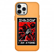 The Eminence In Shadow Cid Kagenou Phone Case For iPhone Samsung Galaxy Pixel OnePlus Vivo Xiaomi Asus Sony Motorola Nokia - Cid Kagenou I Am Atomic Red Black Illustration Sticker