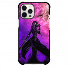 The Eminence In Shadow Cid Kagenou Phone Case For iPhone Samsung Galaxy Pixel OnePlus Vivo Xiaomi Asus Sony Motorola Nokia - Cid Kagenou Silhouette Art On Pink Purple Background