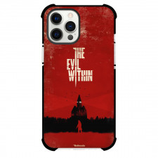 The Evil Within Phone Case For iPhone Samsung Galaxy Pixel OnePlus Vivo Xiaomi Asus Sony Motorola Nokia - The Evil Within Lighthouse Red Background Promo Poster