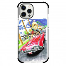 Eyeshield 21 Case For iPhone Samsung Galaxy Pixel OnePlus Vivo Xiaomi Asus Sony Motorola Nokia - Characters Driving in Cadillac