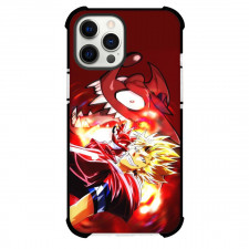 Eyeshield 21 Yoichi Hiruma Case For iPhone Samsung Galaxy Pixel OnePlus Vivo Xiaomi Asus Sony Motorola Nokia - Yoichi Hiruma Grin Red Background