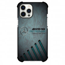 F1 Formula One Mercedes Benz Phone Case For iPhone Samsung Galaxy Pixel OnePlus Vivo Xiaomi Asus Sony Motorola Nokia - Mercedes Benz AMG Petronas F1 Team Dark Background Poster