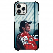 F1 Formula One Ayrton Senna Phone Case For iPhone Samsung Galaxy Pixel OnePlus Vivo Xiaomi Asus Sony Motorola Nokia - Ayrton Senna The Racing Greatest Icon Side Portrait Poster