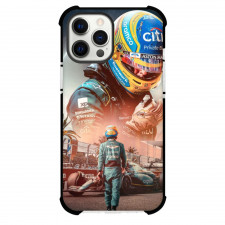 F1 Formula One Fernando Alonso Case For iPhone Samsung Galaxy Pixel OnePlus Vivo Xiaomi Asus Sony Motorola Nokia - Back Pose Poster
