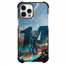 F1 Formula One Fernando Alonso Case For iPhone Samsung Galaxy Pixel OnePlus Vivo Xiaomi Asus Sony Motorola Nokia - Lightning Strike Poster