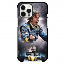 F1 Formula One Fernando Alonso Case For iPhone Samsung Galaxy Pixel OnePlus Vivo Xiaomi Asus Sony Motorola Nokia - Screaming Poster