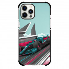 F1 Formula One Team Aston Martin Case For iPhone Samsung Galaxy Pixel OnePlus Vivo Xiaomi Asus Sony Motorola Nokia - Midst of Race Cartoon Art