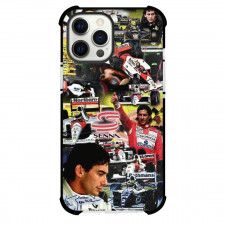 F1 Formula One Ayrton Senna Phone Case For iPhone Samsung Galaxy Pixel OnePlus Vivo Xiaomi Asus Sony Motorola Nokia - Ayrton Senna Collage Poster
