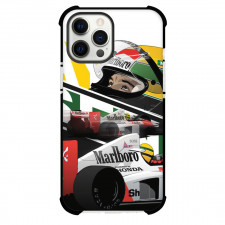 F1 Formula One Ayrton Senna Phone Case For iPhone Samsung Galaxy Pixel OnePlus Vivo Xiaomi Asus Sony Motorola Nokia - Ayrton Senna Poster Illustration