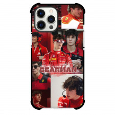 F1 Formula One Oliver Bearman Case For iPhone Samsung Galaxy Pixel OnePlus Vivo Xiaomi Asus Sony Motorola Nokia - Red Fit Collage Art