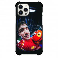 F1 Formula One Charles Leclerc Case For iPhone Samsung Galaxy Pixel OnePlus Vivo Xiaomi Asus Sony Motorola Nokia - Fisheye Photo Black Background
