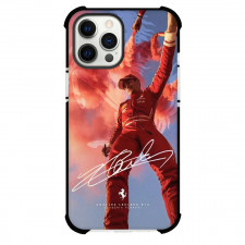 F1 Formula One Charles Leclerc Case For iPhone Samsung Galaxy Pixel OnePlus Vivo Xiaomi Asus Sony Motorola Nokia - Low Angle Smoke Background
