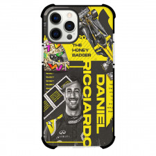 F1 Formula One Daniel Ricciardo Phone Case For iPhone Samsung Galaxy Pixel OnePlus Vivo Xiaomi Asus Sony Motorola Nokia - Daniel Ricciardo The Honey Badger Yellow Graphic Art